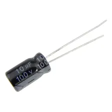(10x) Capacitor Eletrolítico Rd 10uf 100v 6x12mm Foto mini 1