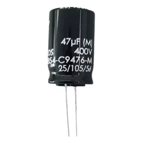 (10x) Capacitor Eletrolítico Rd 47uf 400v 16x25mm Foto 1