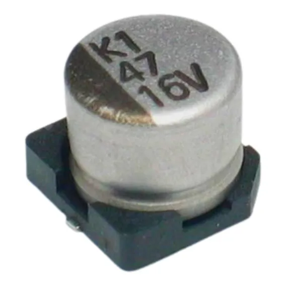 (10x) Capacitor Eletrolítico Smd 47uf 16v 6,3x5,4mm Foto 1