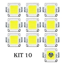 10x Chip Led 20w Reposição Refletor Branco Frio/quente/verde Luz Branco-frio 30-34v Foto mini  2