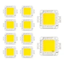 10x Chip Led 50w Reposição De Refletor - Branco Frio/quente Luz Branco-quente 30-34v Foto mini 1