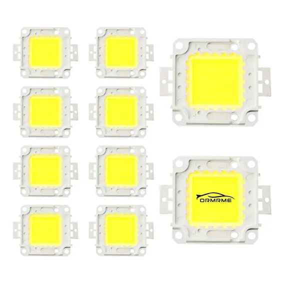 10x Chip Led 50w Reposição De Refletor - Branco Frio/quente Luz Branco-frio 30-34v Foto 1