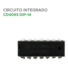 10x Circuito Integrado Cd4093 = Cd 4093 Be - Dip14 Foto mini  2