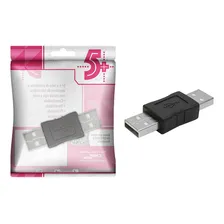 10x Conector Adaptador Usb Macho X Macho Emenda Junção Cabo Foto mini 1
