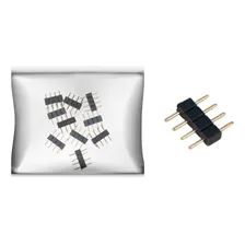 10x Conector Emenda Rápida 4 Vias Fita Led Rgb 3528/5050 Foto mini 1