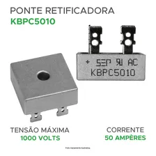 10x Díodo Ponte Retificadora Kbpc5010 50a 1000v Foto mini  3
