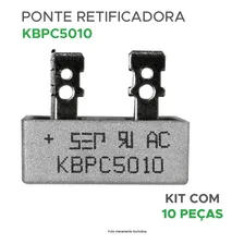 10x Díodo Ponte Retificadora Kbpc5010 50a 1000v Foto mini  2