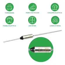 10x FusÃvel Térmico 10a 184° 184 Graus 110v 127v 220v 250v - Green Foto mini 3