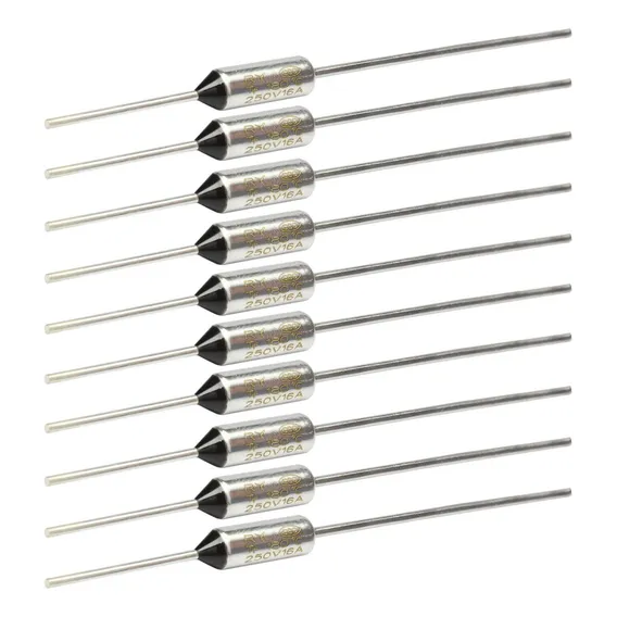 10x FusÃvel Térmico 16a 180° 180 Graus 110v 127v 220v 250v Foto 1