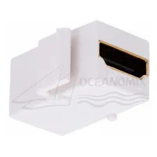 10x Keystone Emenda Hdmi FĂȘmea 1.4 2.0 Embutir Tomada Espelh Cor Branco Foto mini 3