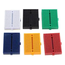 10x Mini Protoboard 170 Pontos Breadboard 170 Furos Foto mini 2