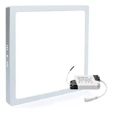 10x Painel Led Plafon Quadrado Sobrepor 18w Branco Neutro Foto mini 2