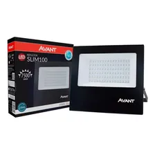 10x Refletor Led Avant Refletor 259601373 100w Com Luz Branco-frio E Carcaça Preto Foto mini 4