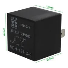 10x Relé Auxiliar 5 Pinos 24v 30a Universal Chipsce Foto mini 3