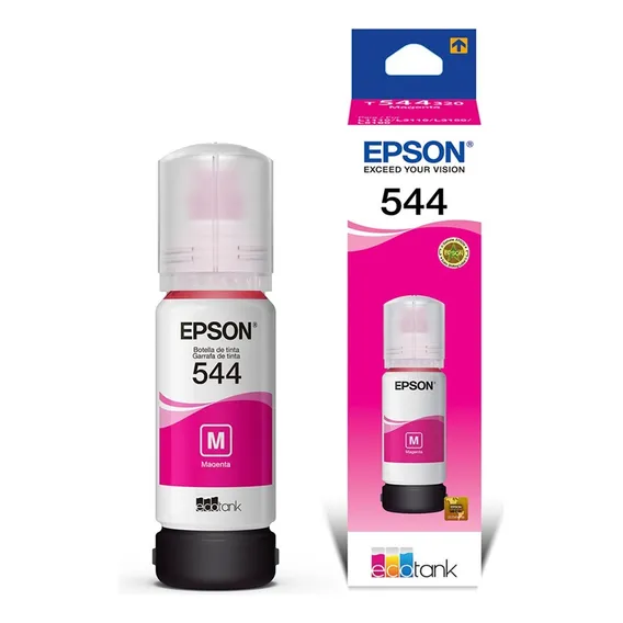 10x Tinta Epson T544320 T544 L3250 L1250 Magenta Foto 1