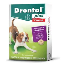11 Drontal Plus Carne Cães 10kg Vermifugo 4 Comprim Bayer Foto mini  2