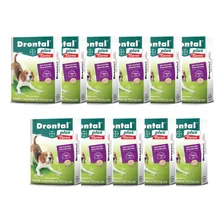 11 Drontal Plus Carne Cães 10kg Vermifugo 4 Comprim Bayer Foto  mini 1