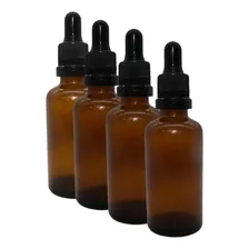 110 Frasco Conta Gotas 30ml Vidro Âmbar Tampa Lacre Boca18mm Foto mini 1