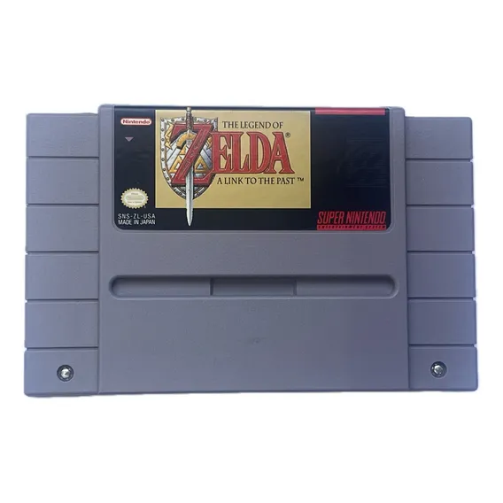 119 Legend Of Zelda Snes Cartucho Fita Foto 1