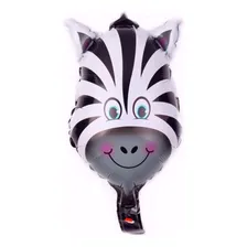 12 Balões Metalizados Zoo Animais Grande De Zebra Girafa Etc Foto mini 2