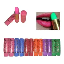 12 Batom Clássico Bella Femme 24 Horas Fica Rosa Cor Verde Foto mini 4