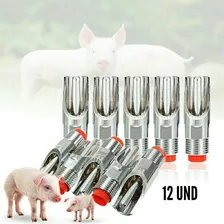 12 Bebedouro Automático Chupeta Para Suino Porco Foto mini 1
