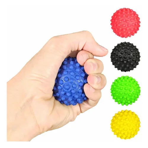 12 Bolas Bolinha Anti Stress Cravo Fisioterapia Massageadora Foto 1