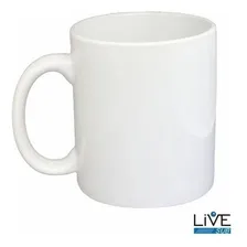 12 Caneca Branca Live AAA Sublimação Porcelana + Caixinhas Foto mini 1