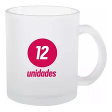 12 Caneca Chopp Sublimação Vidro Fosca Jateada Resinada Foto  mini 1