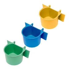 12 Caneca Comedouro Papagaio Pássaros Aves Com Gancho Foto mini 1