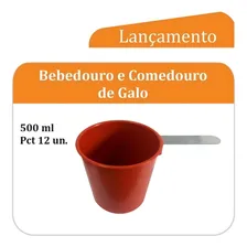 12 Caneca Copo Comedouro Bebedouro Externo Galo Indio Foto mini 1