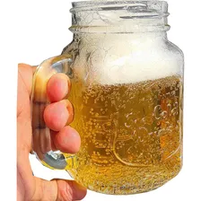 12 Caneca Mason Jar Vidro Sem Tampas/ Canudo Sweet Amado Foto mini 1