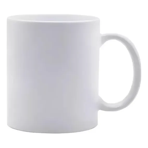 12 Canecas Brancas Aaa Cerâmica Para Sublimação 325ml. Cor Branco Liso Foto 1