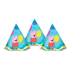 12 Chapéu Aniversário Decoração Peppa Pig Festa Aniversário Foto mini 4
