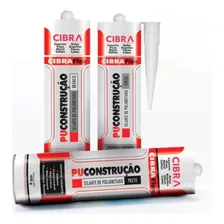 12 Cola Selante Poliuretano Cibra Pu Construção 400g Cinza Foto mini  3