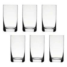 12 Copos De Cristal Para Água 230ml Barline Bohemia Titânio Foto  mini 1