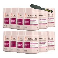 12 Cremes Massagem Drenagem Linfática 1kg Hidramais+espatula Foto mini 1