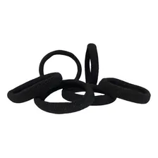 12 Elástico Rabicó Xuxinha Macios Para Cabelo Cor Preto Foto mini 3