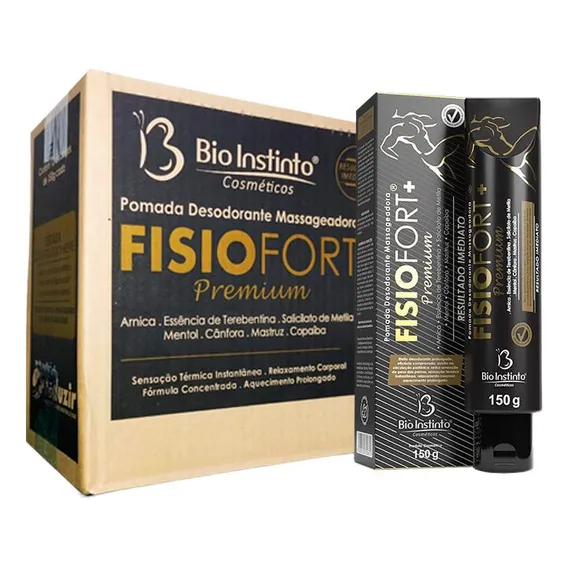 12 Fisiofort+ Premium Pomada Massageadora 150g Cada Foto 1