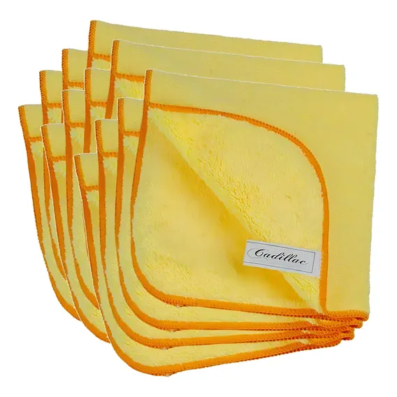 12 Flanelas De Microfibra 40x40cm 310gsm Cadillac Foto 1