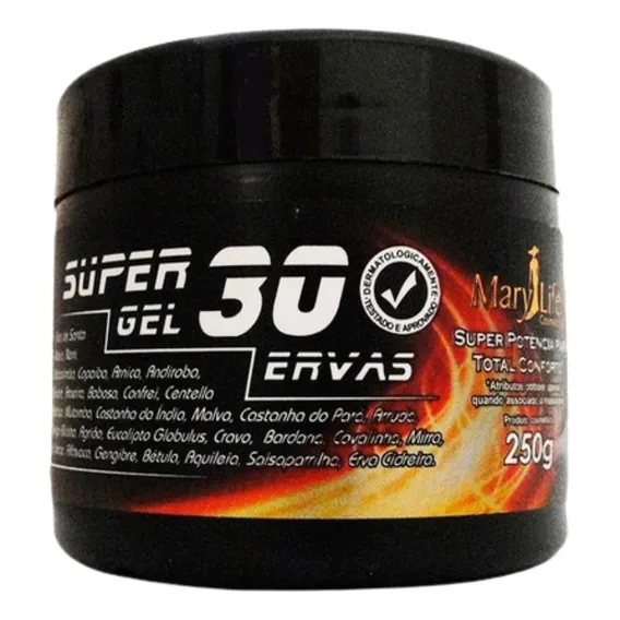 12 Gel 30 Ervas 250g Pote Mary Life - Foto 1
