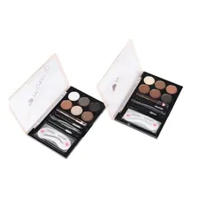 12 Kit Sobrancelhas Sombras + Molde + Corretivo + Lápis Foto mini 4