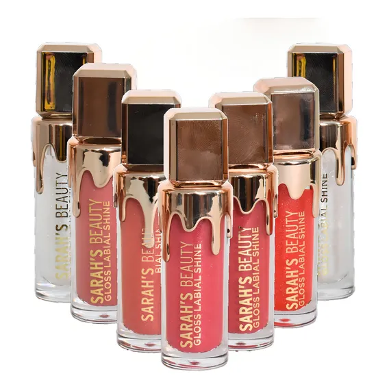 12 Lip Gloss Labial Sarahs Beauty Shine Atacado Foto 1