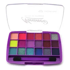 12 Paleta De 18 Sombra Matte Com Pincel Atacado 2194 Sombra Jasmyne Foto mini 3