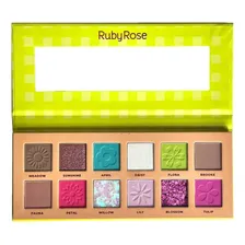 12 Paleta Sombras Spring Breeze Hbf538 Ruby Rose Atacado Foto mini 2