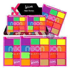 12 Paletas De Sombras Neon Em Atacado Display Foto mini 1