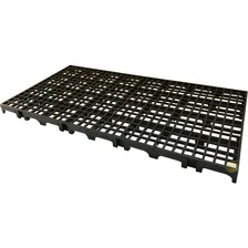 12 Pallet De Plástico Palete / Pallet / Pallets 25x50 Preto Foto mini 1