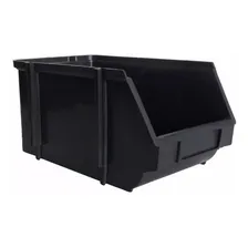 12 Pçs Caixa Bin Nº7 Organizadora Gaveteiro Plástica Box Cor Preto Foto mini  3