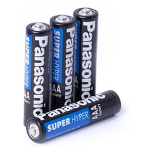 12 Pilha Panasonic Super Hyper Aaa 3 Cart C/ 4 Un. Palito Foto mini 2