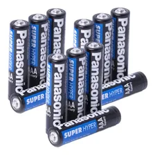 12 Pilha Panasonic Super Hyper Aaa 3 Cart C/ 4 Un. Palito Foto mini 1